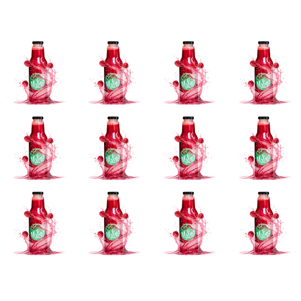 sok od malina 12x 0,75l